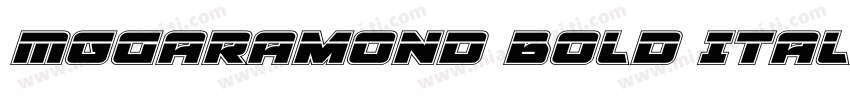MgGaramond Bold Ital字体转换